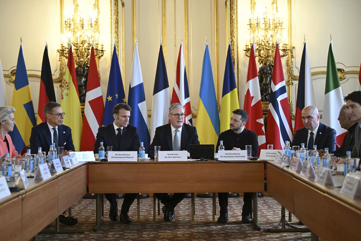 In London hat am Sonntag ein Gipfeltreffen Verbündeter der Ukraine begonnen.⇒AFP