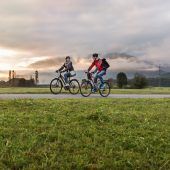 Vorarlberg hat beim Radeln im Winter Nase vorne