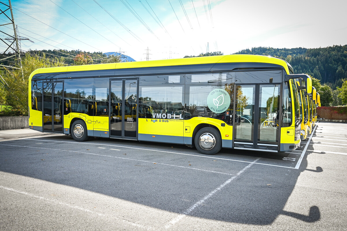 In Vorarlberg sind derzeit rund 30 E-Busse unterwegs. ⇒U. Mittelberger