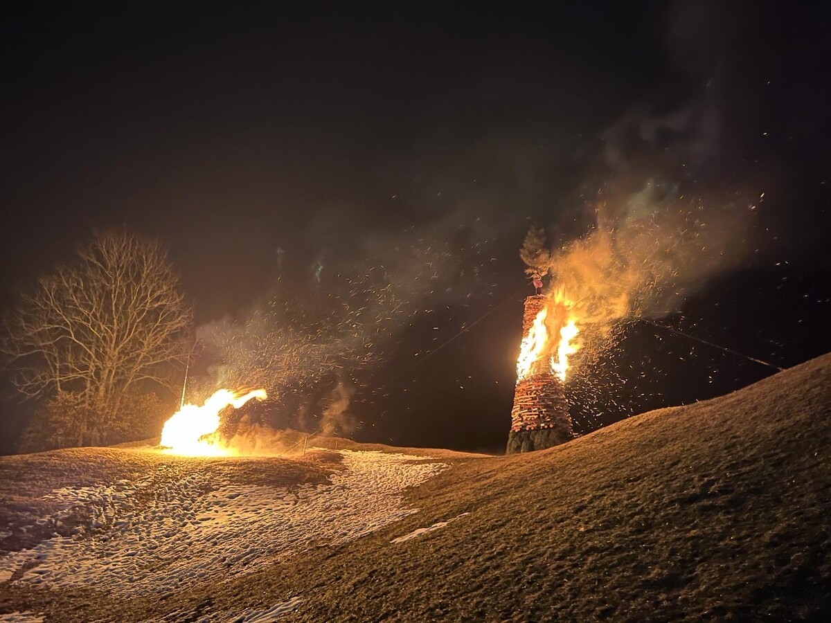 In Wald am Arlberg wird das Funkenfest morgen Samstag, 8. März, gefeiert. ⇒Feuerwehr Wald a./A.