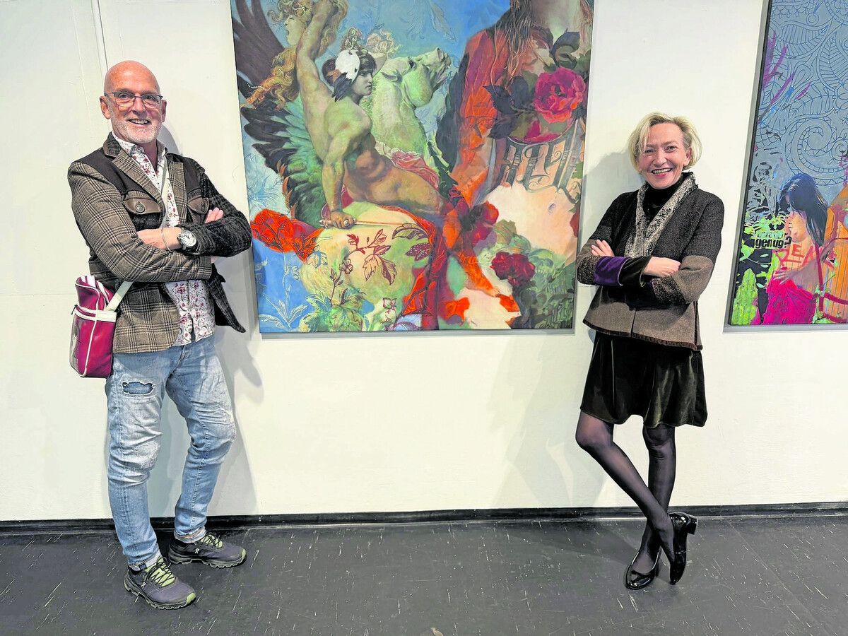 Künstler German Bolter präsentiert Neues und Altes in der Art Gallery von Sylvia Janschek. ⇒Franc