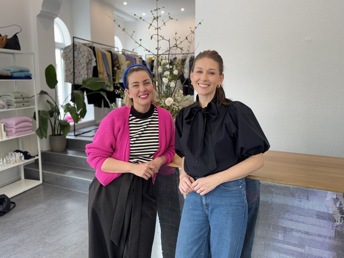 Maiken Kloser und Eva Heerdegen bei der Eröffnung ihres neuen Concept-Stores „House of Sunshine“ in der Bregenzer Innenstadt. ⇒sie