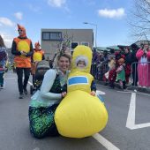 Bunte Mäschgerle eroberten die Straßen