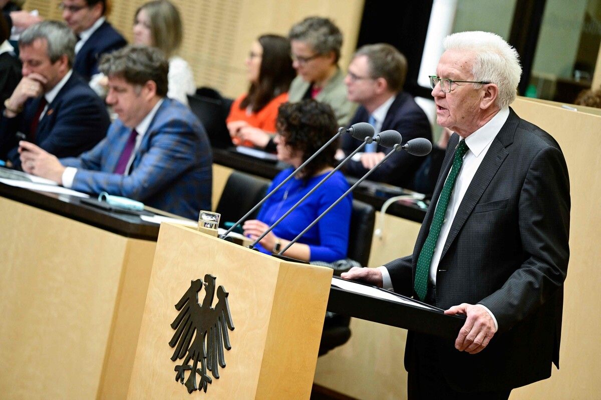 Minsterpräs. Kretschmann: „Da wollen wir in Baden-Württemberg mitmischen.“⇒ AFP