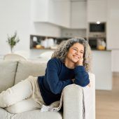 Zufrieden mit den eigenen vier Wänden