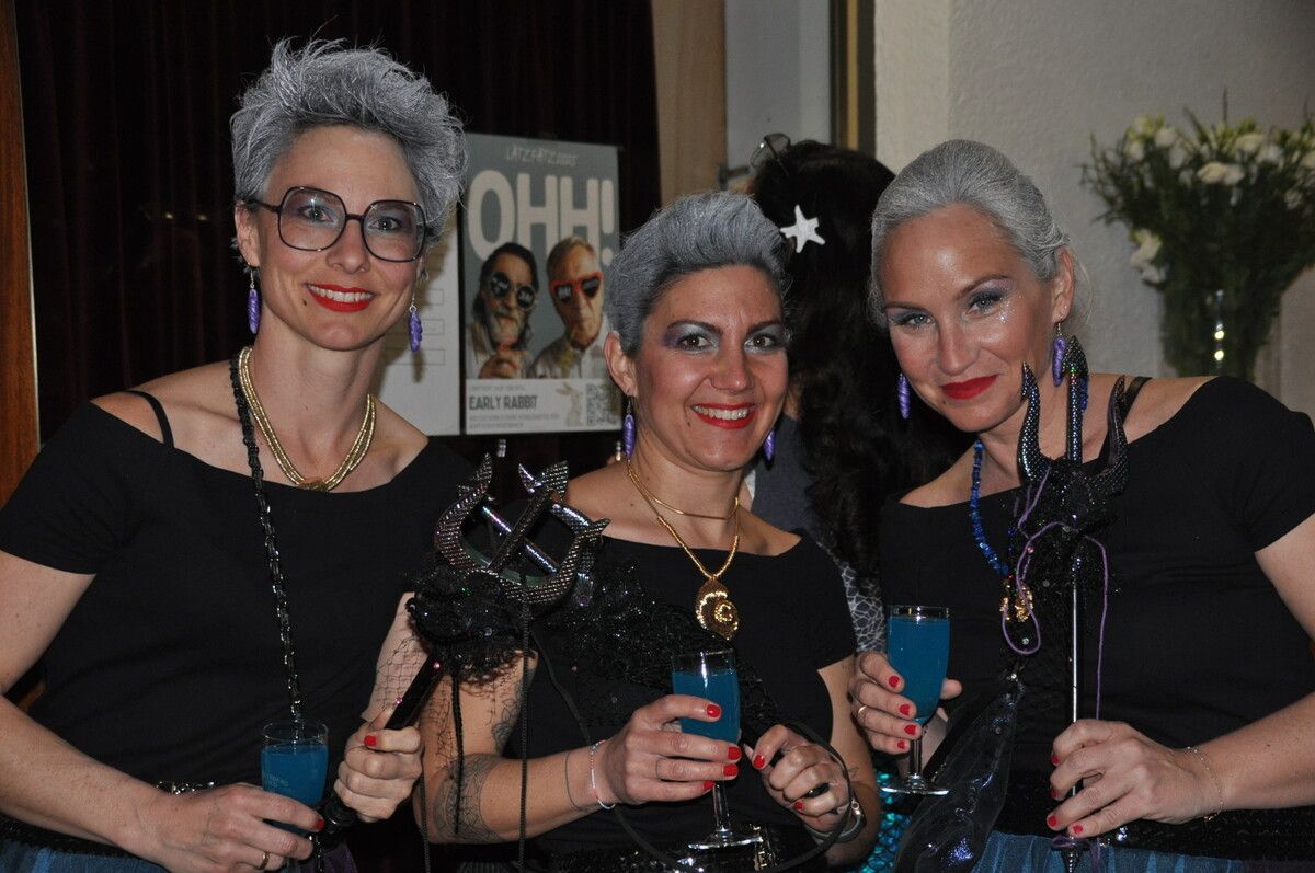 Nadine, Susanne und Stefanie hatten gute Stimmung und viel Spaß.