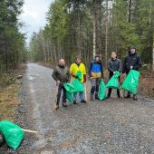 Natur in Außerbraz von Müll befreit