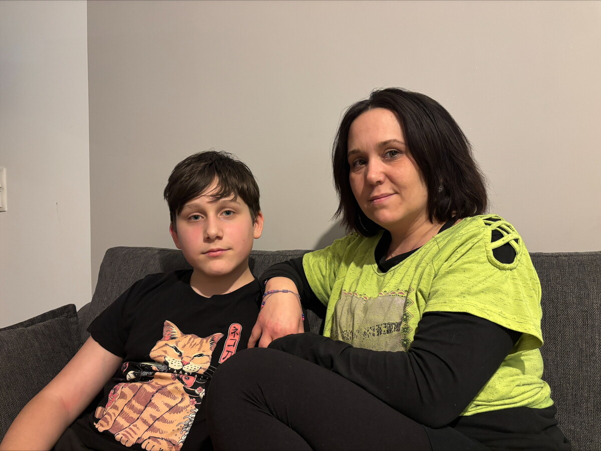 Sabrina Dür und ihr Sohn Tairon berichten von ihren Erfahrungen als Familie während der Covid-19-Pandemie. ⇒VN/Schallert