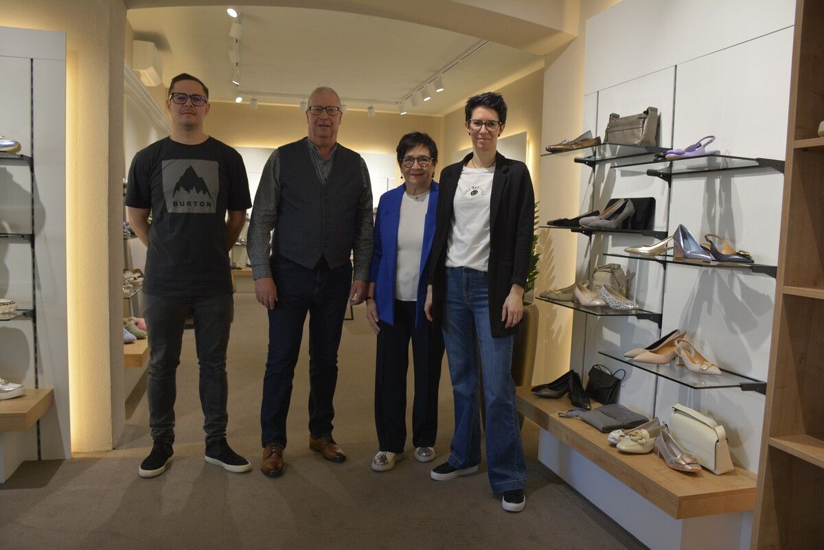 Thomas, Franz, Christine und Elisabeth Alton.⇒bp