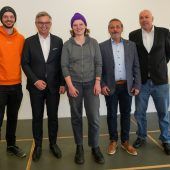 Brunner diskutierte mit Schülern