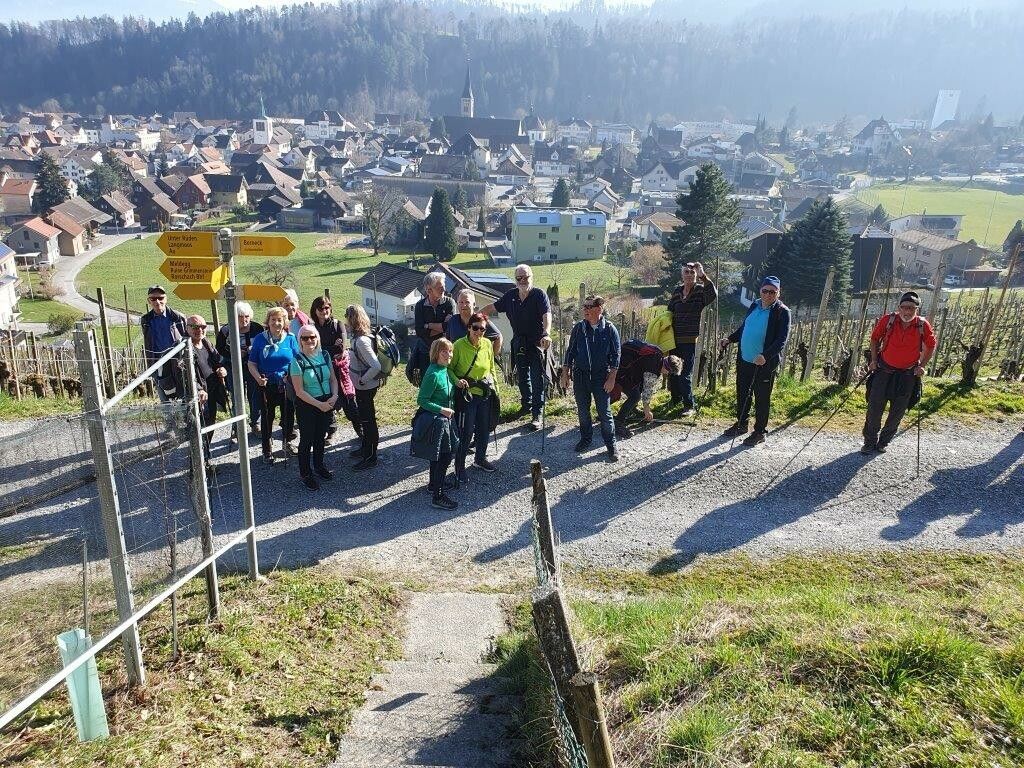 Traumhafte Wanderung um Berneck: Vorarlberg 50plus Höchst genoss Rebhänge, Höhenwege & Geselligkeit bei strahlendem Sonnenschein. ⇒Vorarlberg 50plus Höchst