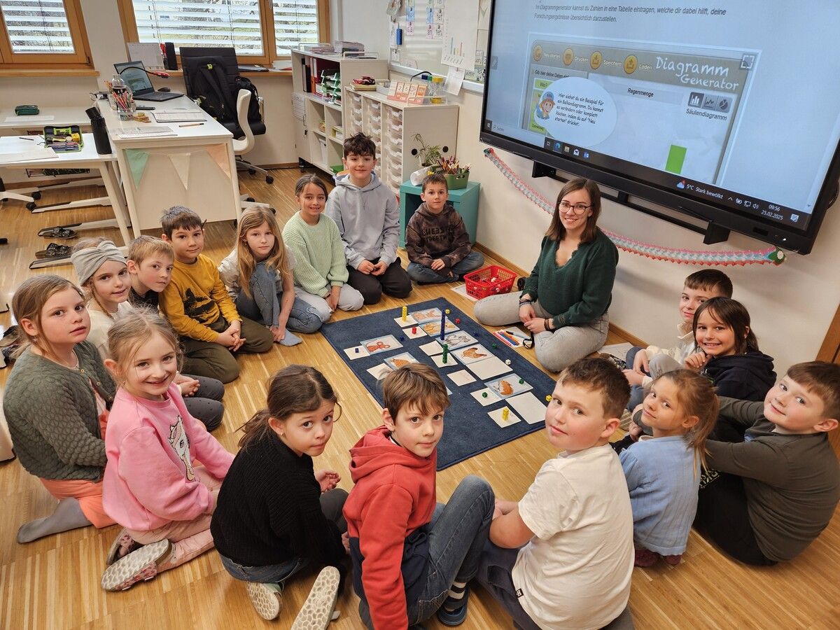 Viele Experimente sorgten für großes Staunen bei den Kindern. ⇒stl