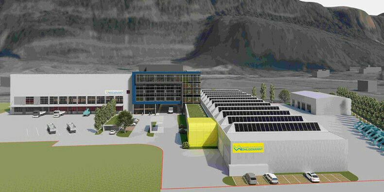 Visualisierung des neuen Firmenstammsitzes in Dornbirn. Der Neubau wurde vor wenigen Monaten fertiggestellt.⇒Fa