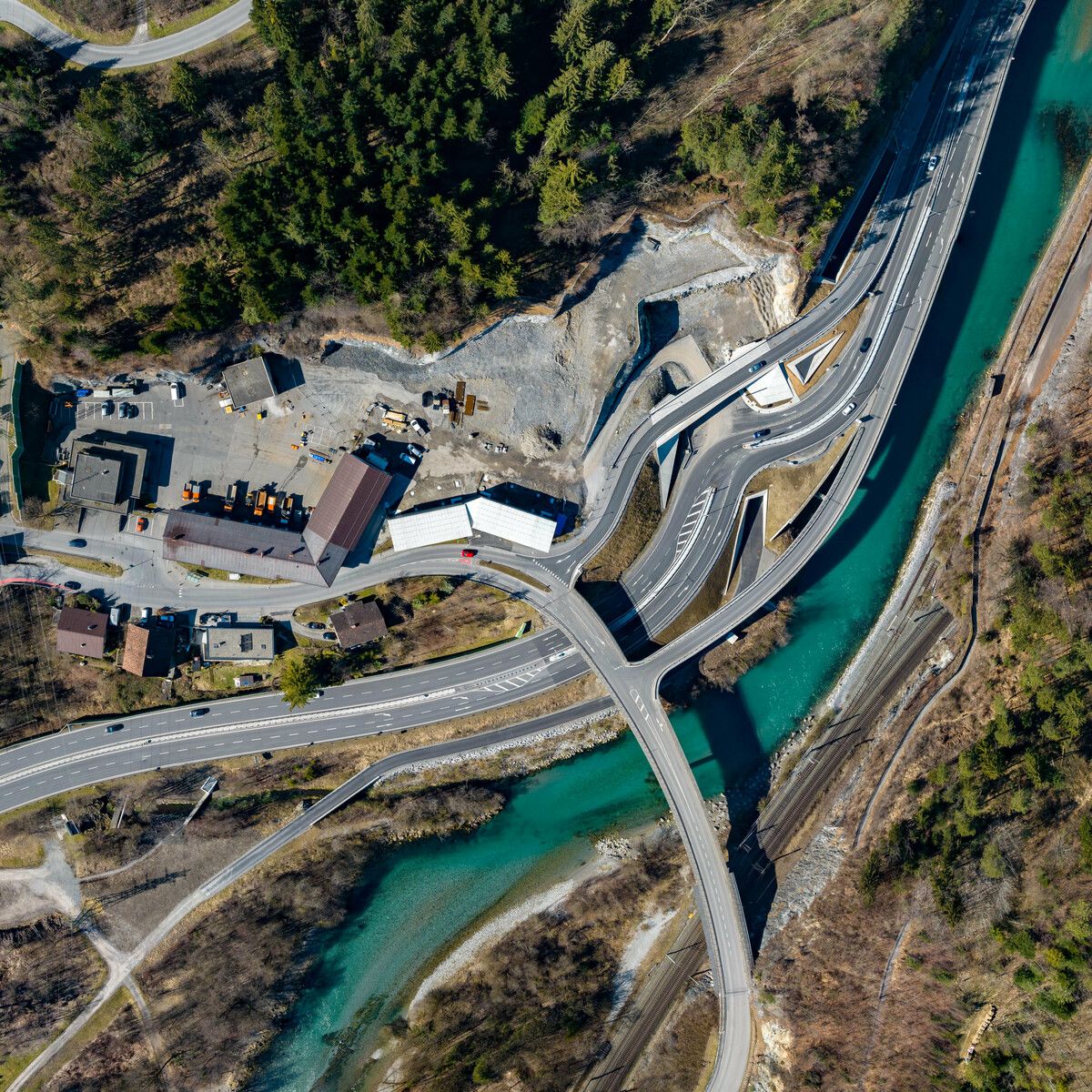 Der Bau des Stadttunnels verschlingt heuer 29 Millionen Euro. Im Bild das künftige Portal Felsenau.⇒VN/Stiplovsek