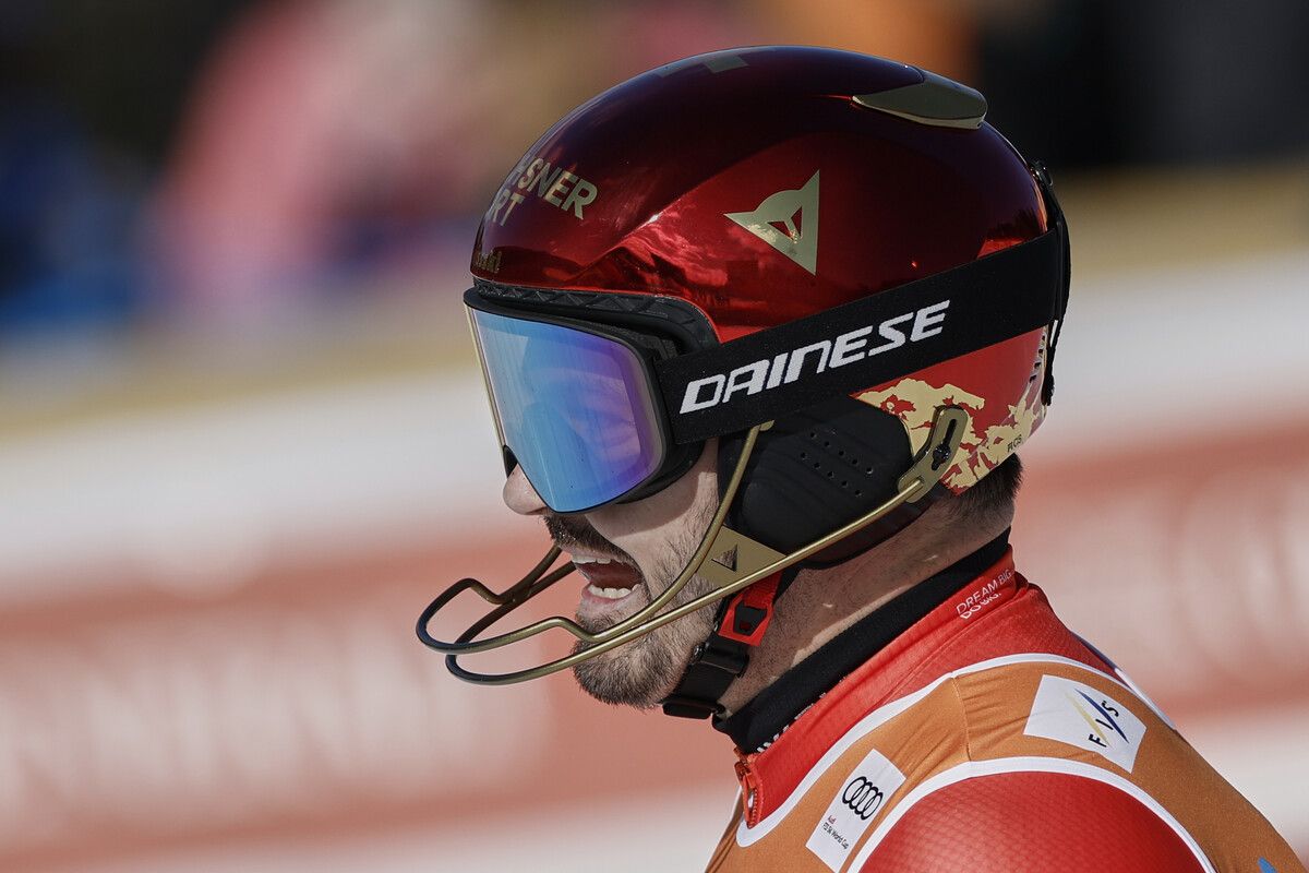 Zweifachsieger Loic Meillard präsentiert sich in absoluter Topform.