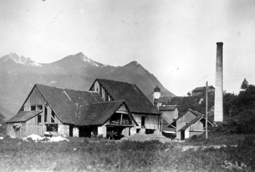 1925 wurde an der Untersteinstraße Kalk produziert. ⇒Stadtarchiv Bludenz