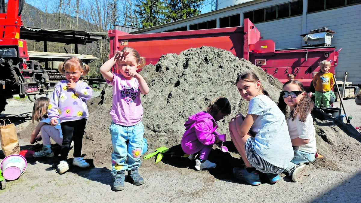 Beim Familienverband Bezau-Reuthe gab es Sand für den Sandkasten. ⇒familienverband