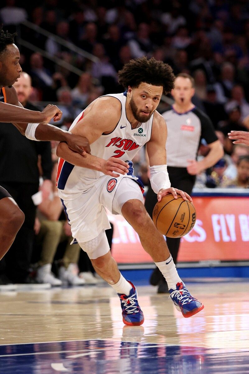 Cade Cunningham steuerte 33 Punkte zum Sieg der Detroit Pistons bei.⇒AP