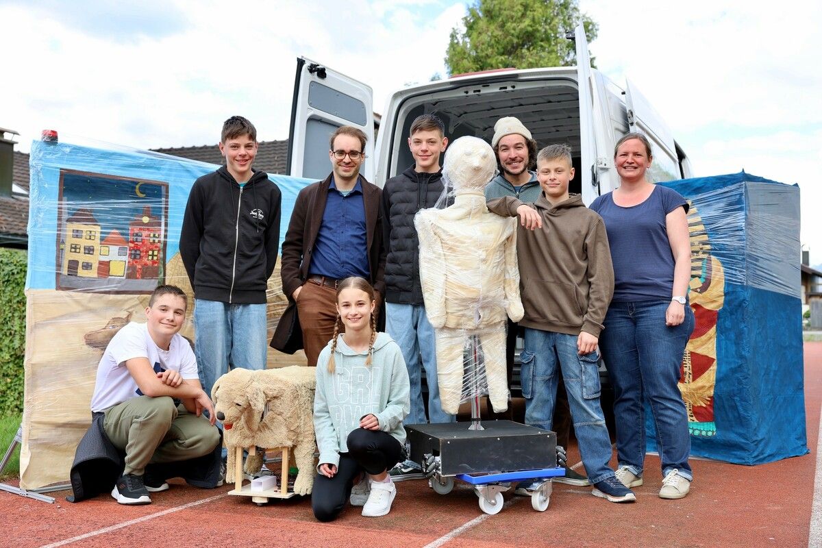 Das Team vor der Abreise. ⇒Andreas Vaschauner