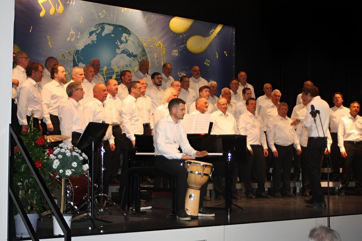 Der Liederkranz Rankweil singt bekannte Melodien. ⇒VN/TK