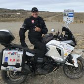Auf dem Bike die Welt bereist