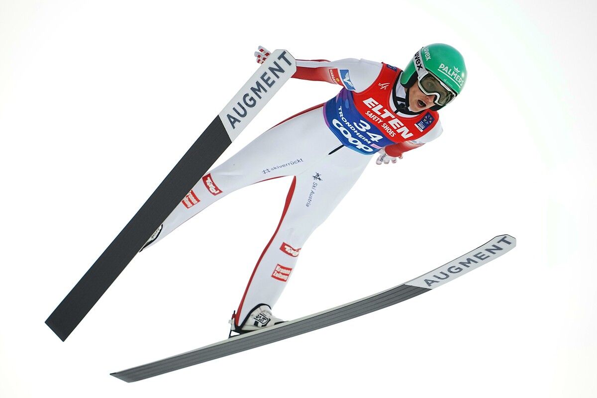 Die Dornbirnerin Eva Pinkelnig darf sich in der kommenden Saison auch auf Skiflug-Bewerbe in Planica freuen.⇒GEPA
