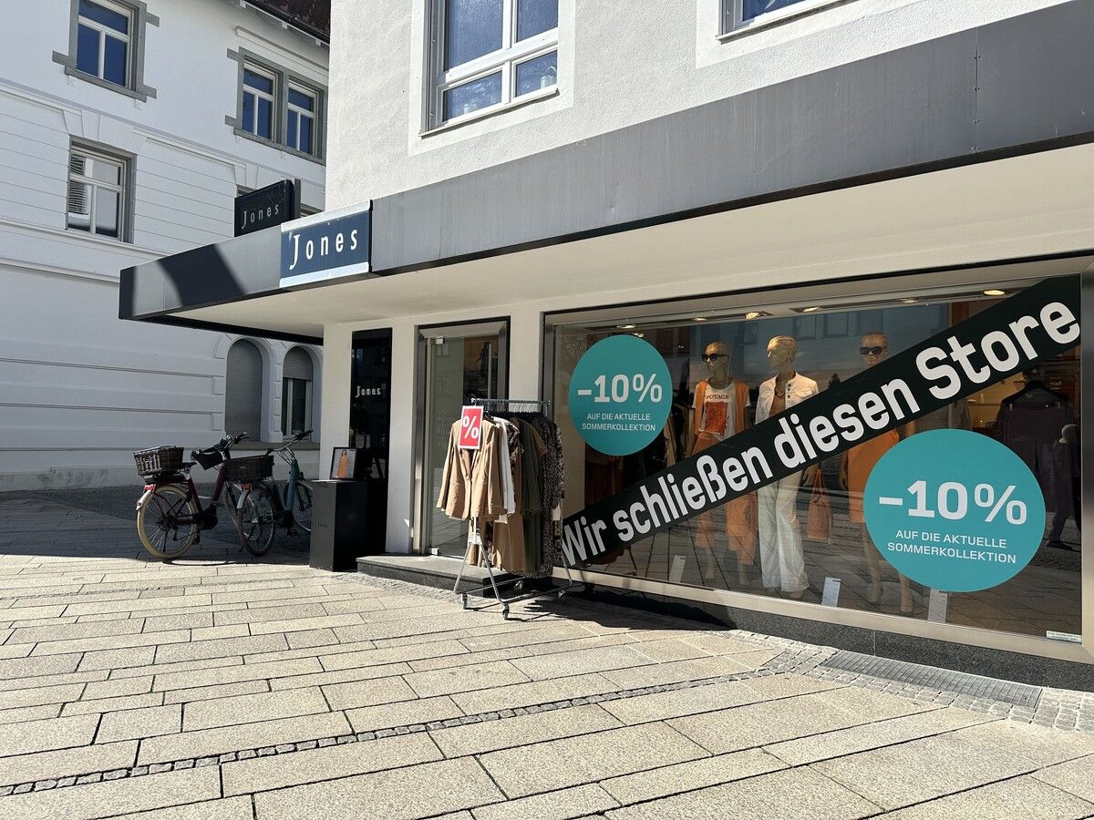 Die Jones-Filiale in der Dornbirner Marktstraße.⇒vol