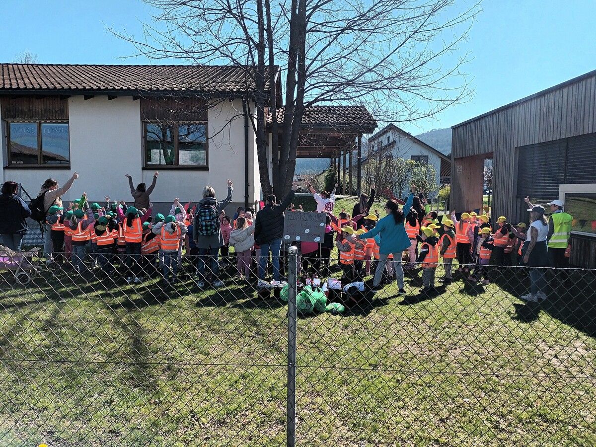 Die Kinder waren mit großem Engagement bei der Sache.⇒Stadt Feldkirch