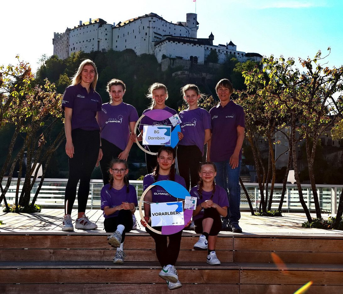 Die Mädchen des BG Dornbirn holten wie 2023 Bronze.⇒