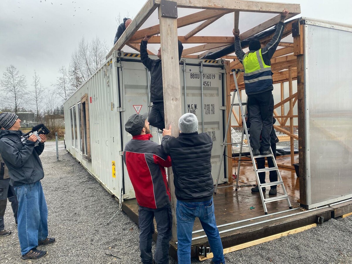 Die Mitgleider des Vereins legten größtenteils selbst Hand an. ⇒Admira Dornbirn