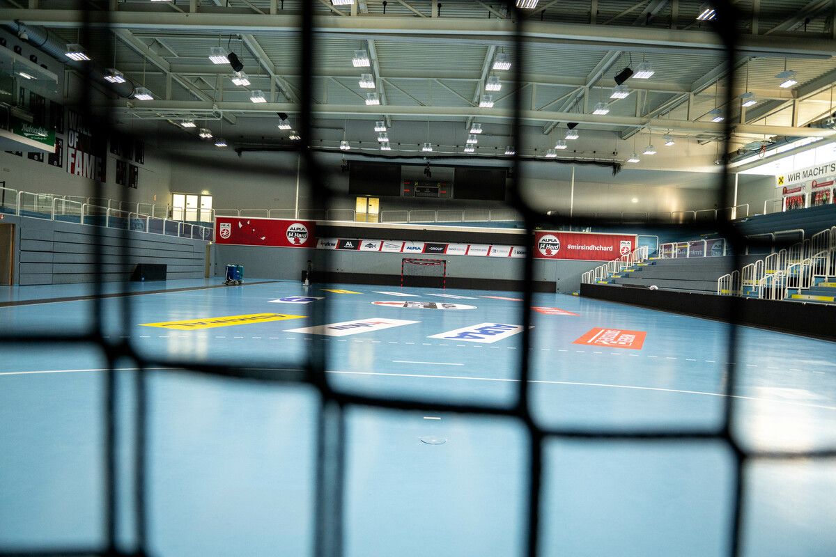 Die Sporthalle am See gehört zu den modernsten Multifunkionsarenen Österreichs.⇒