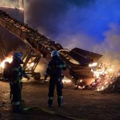 Feuerinferno bei Loacker in Lustenau