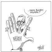 Blick durch die Finger!