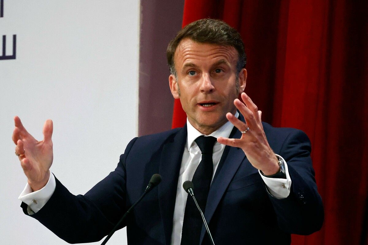 Frankreich könnte laut Macron einen palästinensischen Staat anerkennen.⇒AFP
