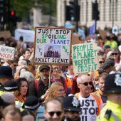 Letzte Demo von Just Stop Oil in London
