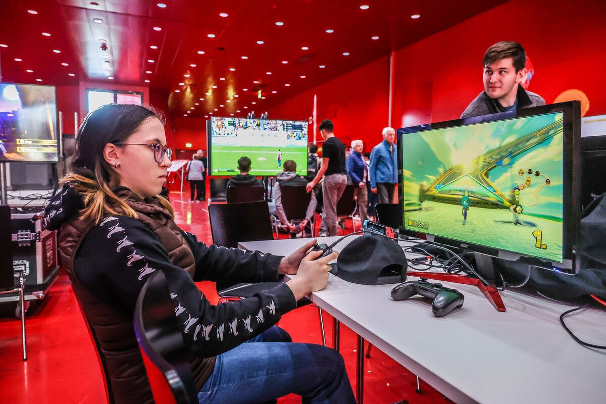 In Halle 12 wartet der VN.at-eSports-Cup auf die Gamer.⇒VN/STeurer