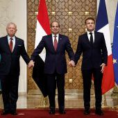 Macron zu Dreiergipfel in Ägypten