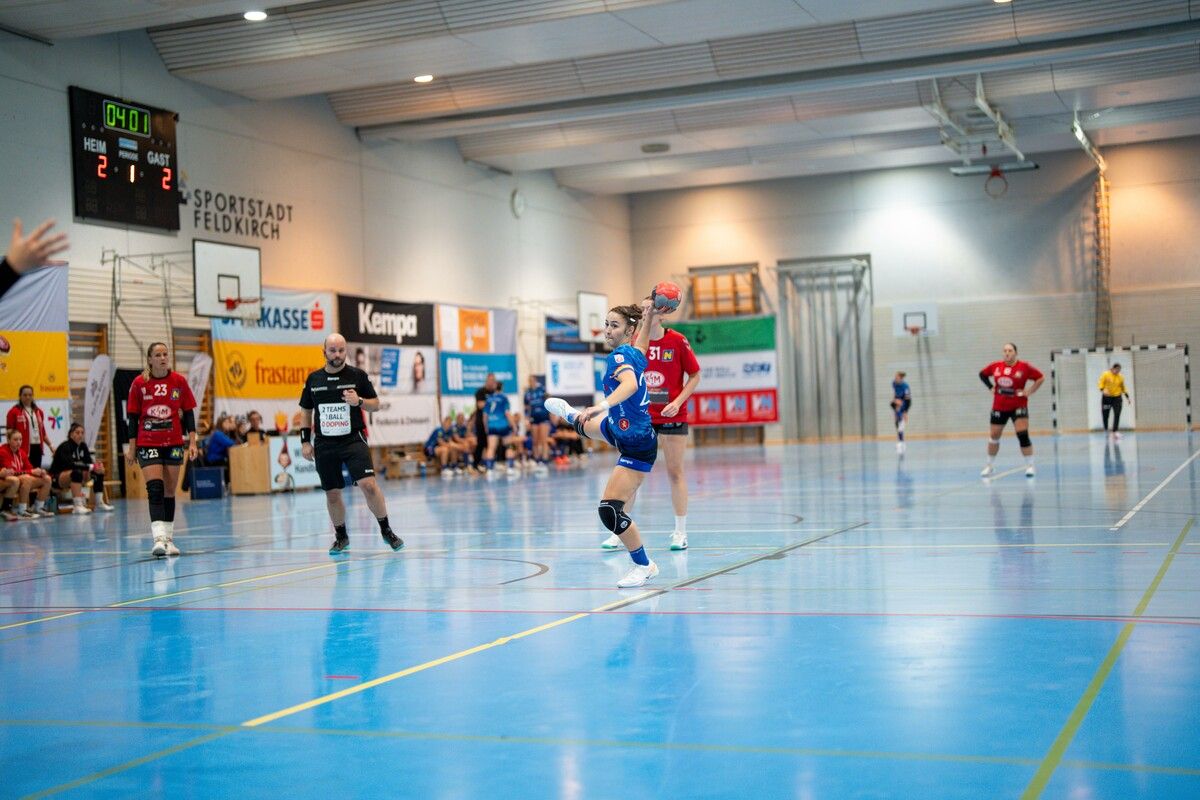 Mit ihrem siebten Treffer fixierte Chiara Sieber den 29:28-Erfolg.⇒Verein