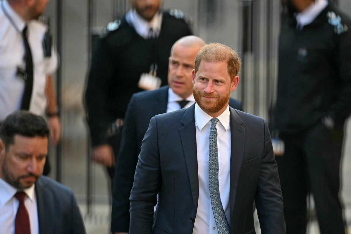 Prinz Harry kam gestern persönlich zum Berufungsgericht in London.⇒afp