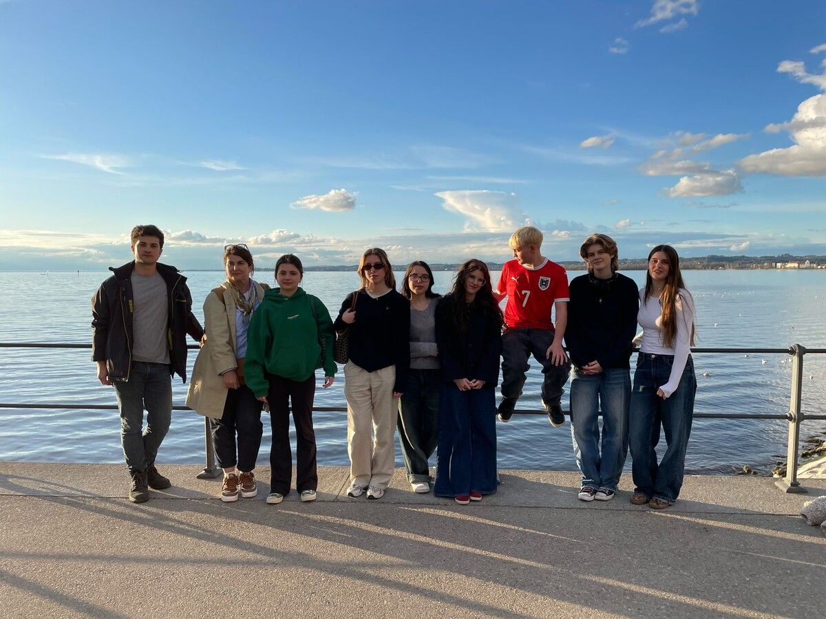 Schülerinnen und Schüler aus Istanbul und Bludenz am Bodensee.