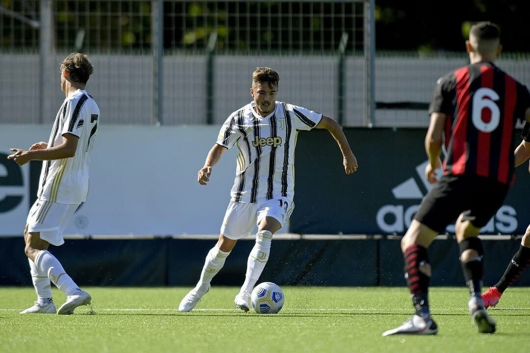 Yannick Cotter, im Dress von Juventus Turin, trainiert demnächst in Bregenz.⇒Privat