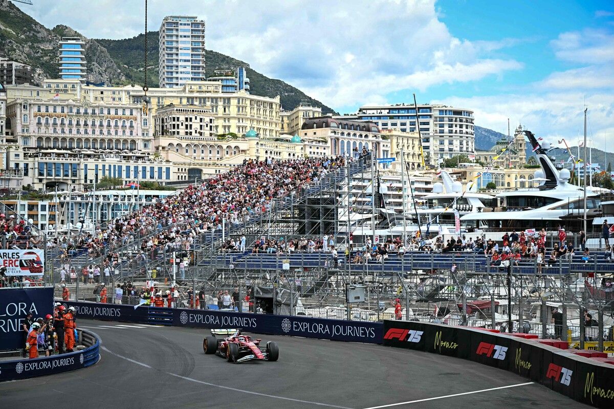 Bereits bei den Trainings säumten tausende Zuschauer die Ränge auf dem Stadtkurs Circuit de Monaco.⇒APA