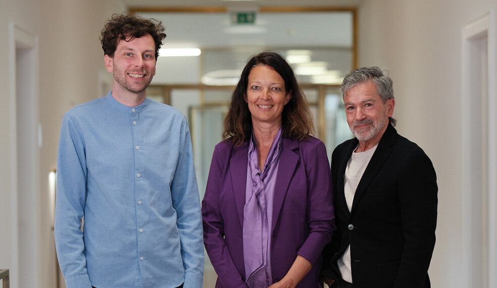 Bernhard Hafele, Andrea Petermann und Hanno Schuster. ⇒Wkv/Vrabl