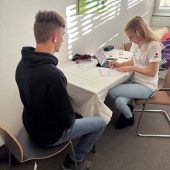 Blutspendeaktion in Höchst