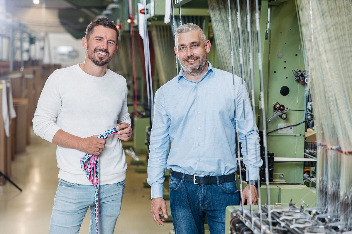 Daniel Hiller (li) und Martin Kriss haben an die Produkte von Alge-innotex geglaubt. Jetzt muss SKILLTEX trotz aller Bemühungen liquidiert werden. ⇒FA/Sams