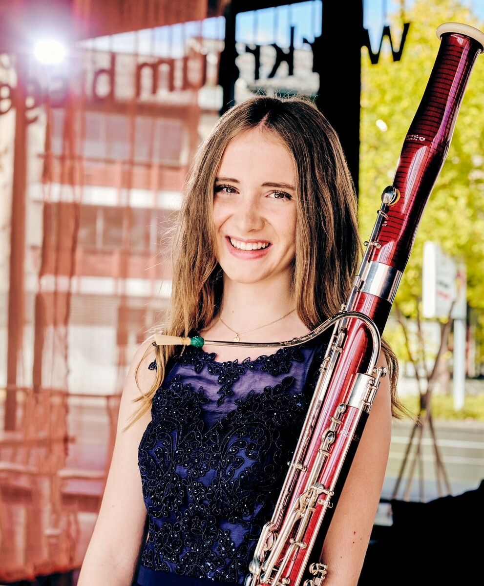Das Spiel mit dem Fagott bedeutet Katharina Mätzler alles. Sie liebt besonders den schönen tiefen Klang des edlen Instruments.⇒privat