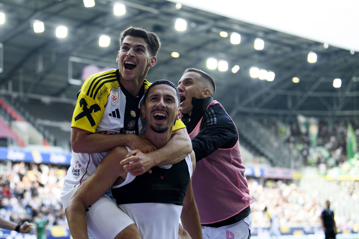 Der LASK hat in Wien gegen Rapid den Matchball in der Hand.⇒gepa