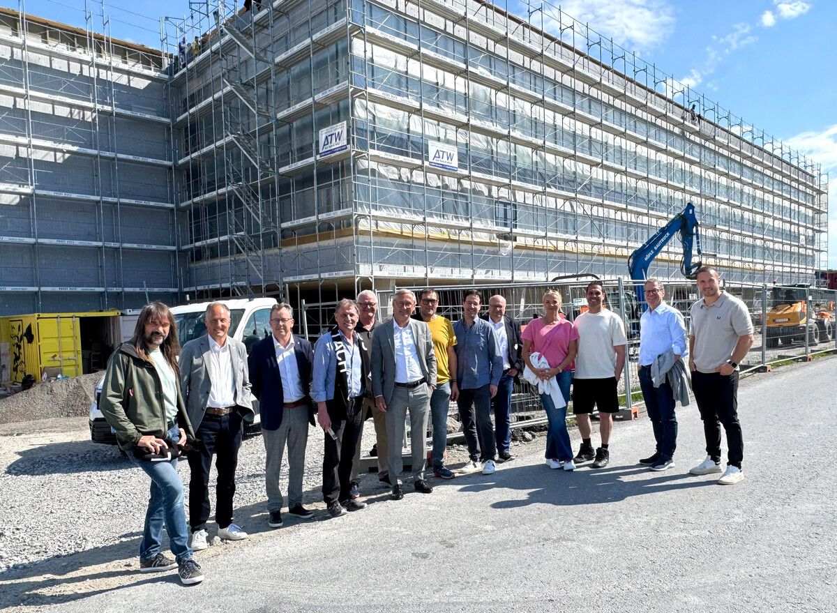 Die Gruppe um das neue Führungstrio Herwig Ganahl, Wolfgang Frick und Gerhard Hamel.