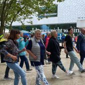Flashmob zugunsten von „Geben für Leben“