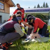 Mediziner der Bergrettung übten am Muttersberg